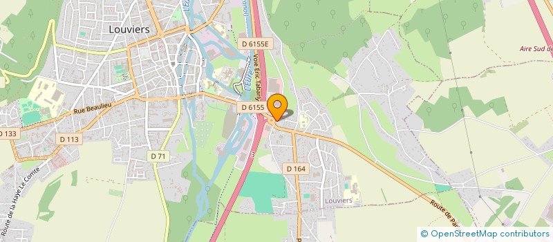 localisation de l'entreprise P.C.M. INVESTS à LOUVIERS