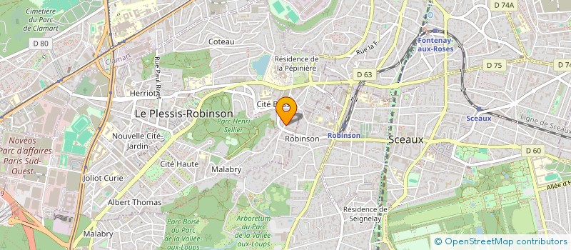 localisation de l'entreprise P&C-PLESSIS à LE PLESSIS-ROBINSON