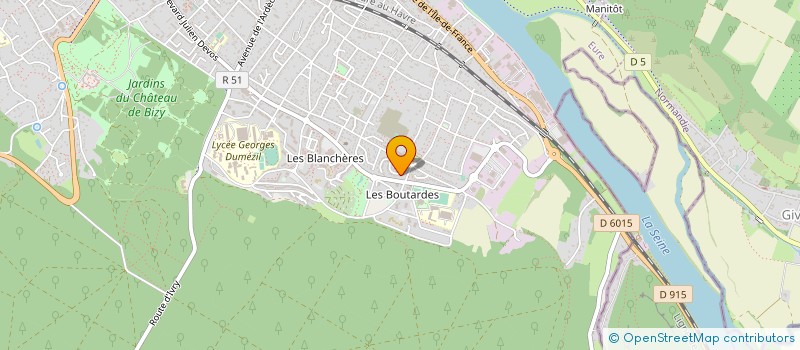 localisation de l'entreprise P C R I  ARGENTEUIL