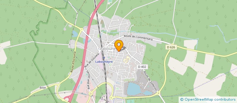 localisation de l'entreprise P.C.S. 40  LABOUHEYRE