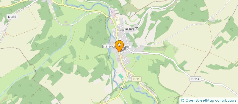 localisation de l'entreprise P.C.V à L'ISLE-SUR-SEREIN
