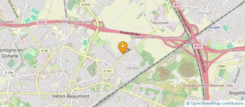 localisation de l'entreprise P.C. VITRES à DOURGES