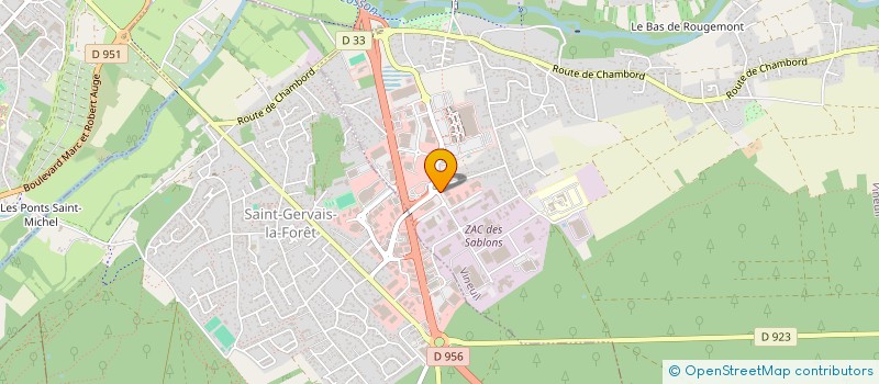 localisation de l'entreprise P.C. WAVE 41  VINEUIL