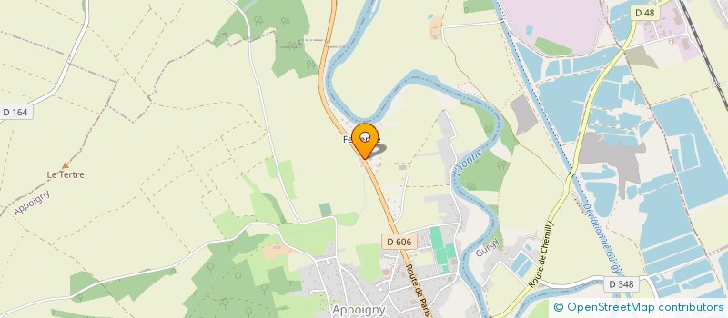localisation de l'entreprise P.C WAVE 89  APPOIGNY