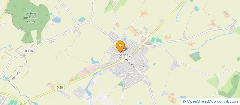 localisation de l'entreprise P.C.Y. PETANQUE CLUB YZERNAY  YZERNAY