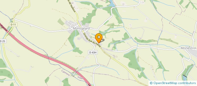 localisation de l'entreprise P.C.Z. SORROCHE  MONTGEARD