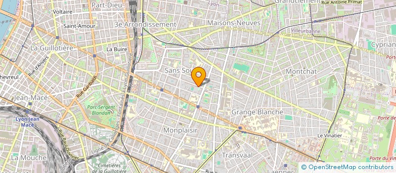 localisation de l'entreprise P. CINQ  LYON