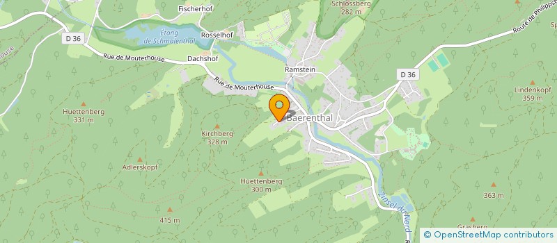 localisation de l'entreprise P&CO  BAERENTHAL