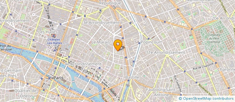 localisation de l'entreprise P CONSULTANTS  PARIS