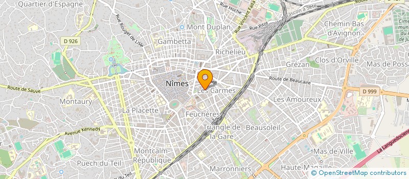 localisation de l'entreprise P@CYSPACE  NIMES