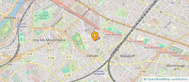 localisation de l'entreprise P D B INVESTISSEMENT à VANVES