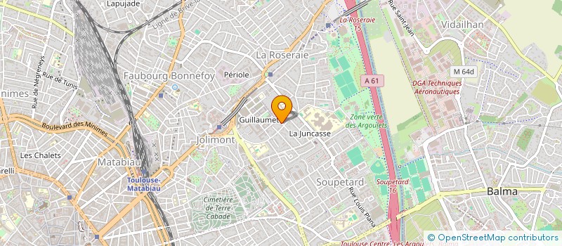 localisation de l'entreprise P.D.G. à TOULOUSE