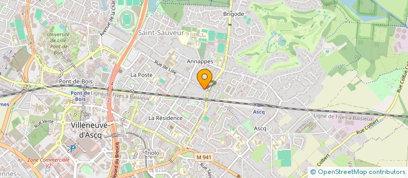 localisation de l'entreprise P.D.M.C. à VILLENEUVE-D'ASCQ