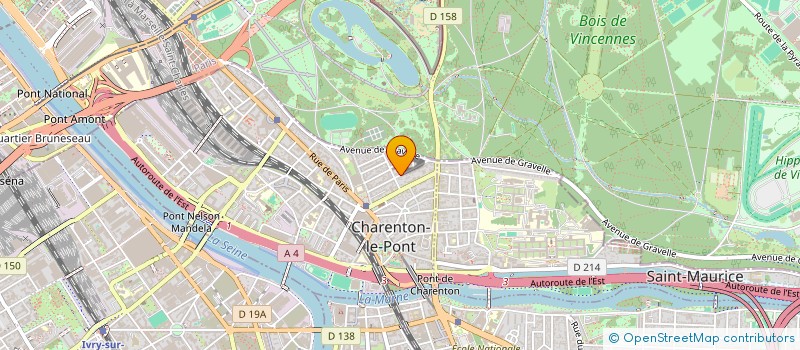 localisation de l'entreprise P.DAGEN EXPERTISE à CHARENTON-LE-PONT