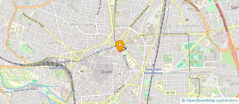 localisation de l'entreprise P. DE MARCILLY  DIJON