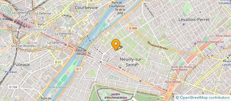 localisation de l'entreprise P DEBARLE ENTREPRISE à NEUILLY-SUR-SEINE