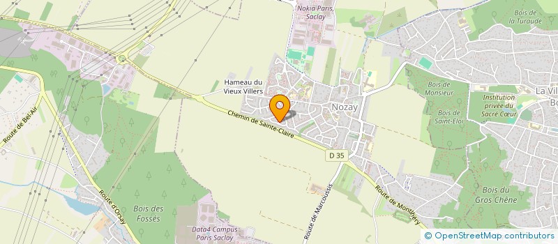 localisation de l'entreprise P. DUPUY  NOZAY