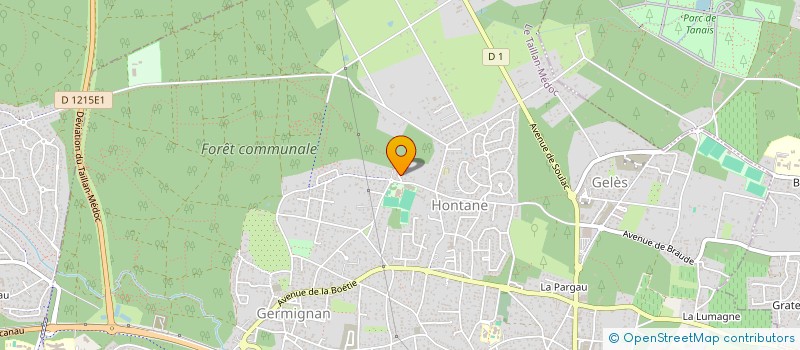 localisation de l'entreprise P&E ASSOCIES  LE TAILLAN MEDOC