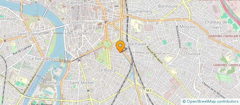 localisation de l'entreprise P.E.C.A. à TOULOUSE