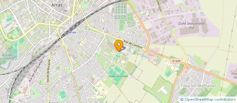 localisation de l'entreprise P E E R F à ARRAS