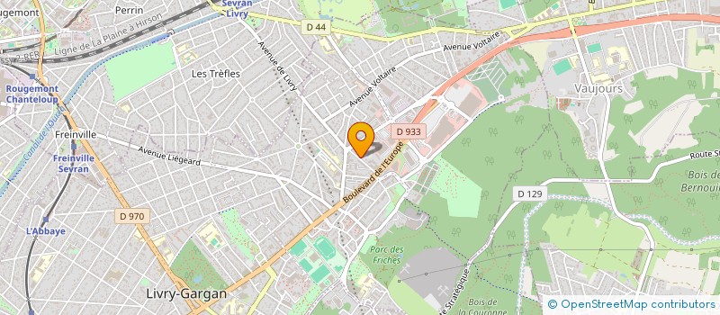 localisation de l'entreprise P.E.F. à LIVRY-GARGAN