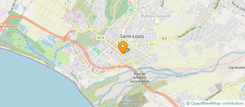 localisation de l'entreprise P.E.F.P à SAINT-LOUIS