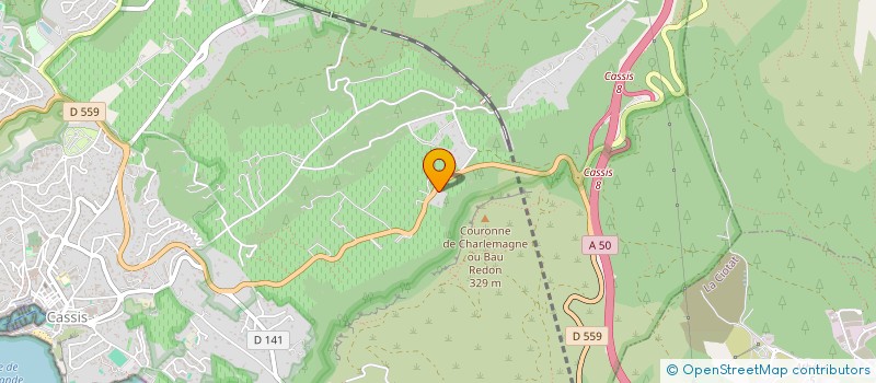 localisation de l'entreprise P.E.G. - PROVENCE ENTREPRISE GENERALE  CASSIS