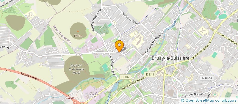 localisation de l'entreprise P E H  BRUAY-LA-BUISSIERE