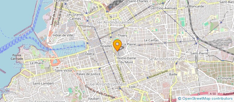 localisation de l'entreprise P.E.J.M  MARSEILLE