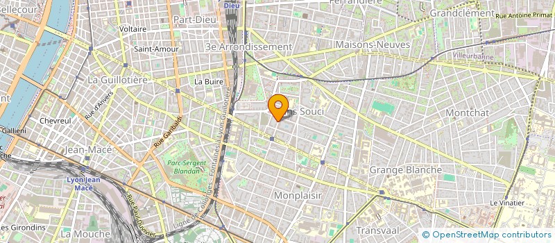 localisation de l'entreprise P E L E VTT - 42 - 69  TASSIN-LA-DEMI-LUNE