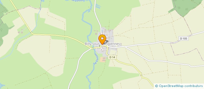 localisation de l'entreprise P.E.L.V. à BILLY-SOUS-MANGIENNES