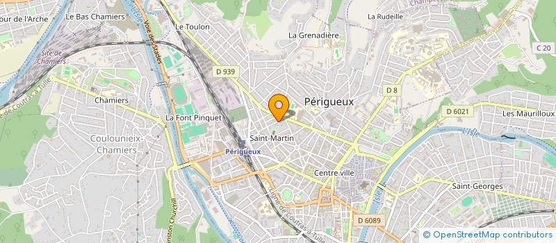 localisation de l'entreprise P.E.P.E à PERIGUEUX