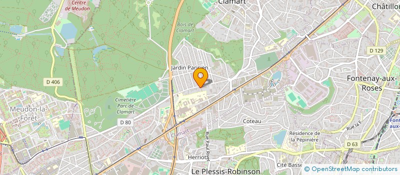 localisation de l'entreprise P.E.P.V à CLAMART