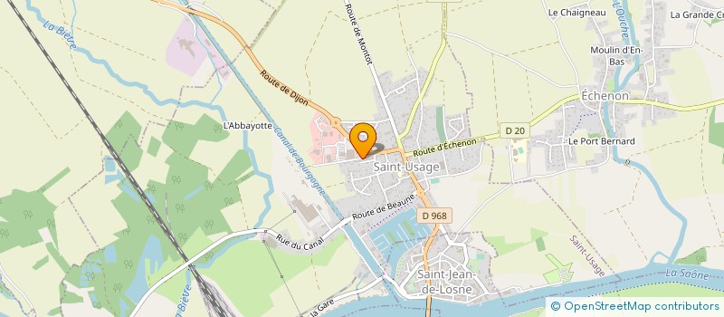 localisation de l'entreprise P.E.R. à SAINT-USAGE