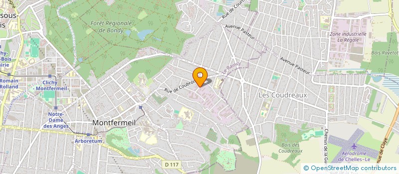 localisation de l'entreprise P.E.R.I.S  MONTFERMEIL