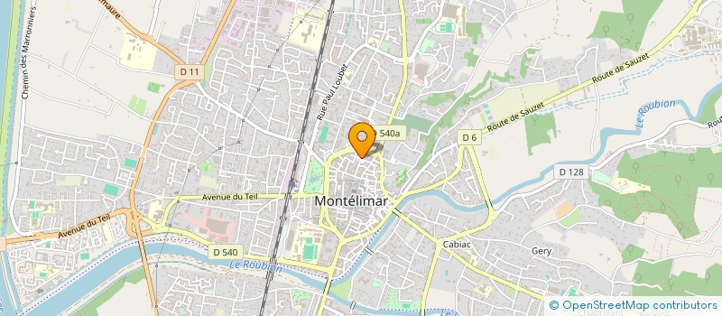 localisation de l'entreprise P.E.R.L.E.  MONTELIMAR