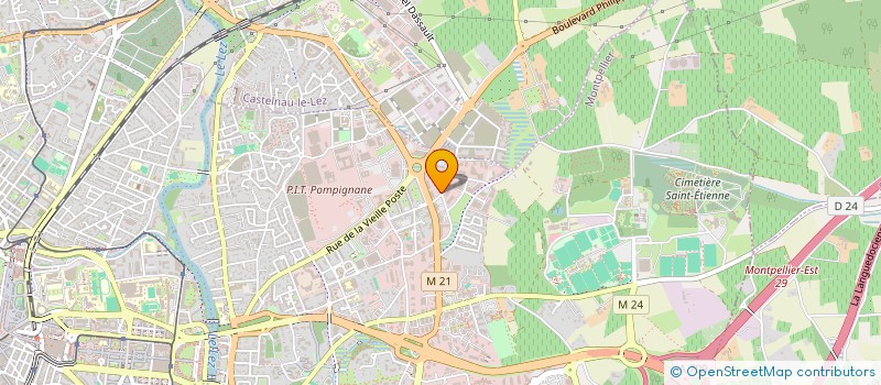 localisation de l'entreprise P.E.R. MAITRISE D OEUVRE à MONTPELLIER