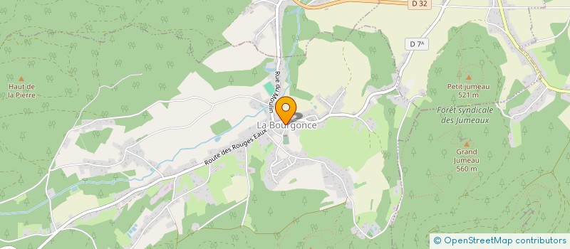 localisation de l'entreprise P.E.R.P.I. PARENTS D'ELEVES DU REGROUPEMENT PEDAGOGIQUE INTERCOMMUNAL DE LA BOURGONCE, LA SALLE ET DE NOMPATELIZE  LA BOURGONCE