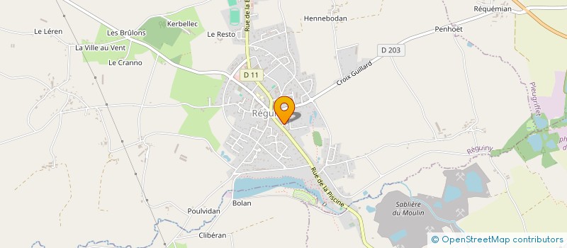 localisation de l'entreprise P.E.REGUINY  REGUINY