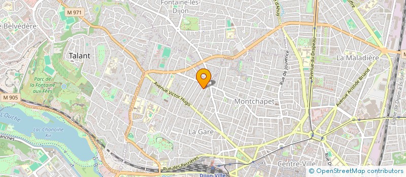 localisation de l'entreprise P.E.S.N à DIJON