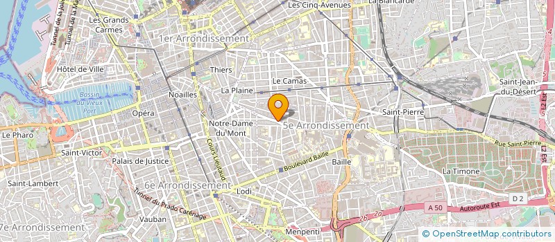 localisation de l'entreprise P E Y à MARSEILLE