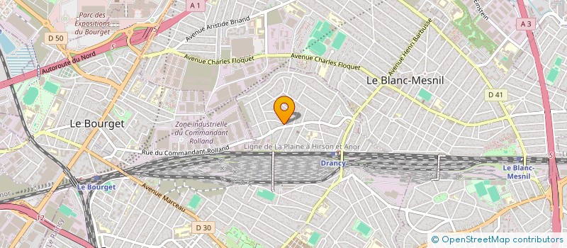 localisation de l'entreprise P ET A CONSTRUCTION IDF à DRANCY