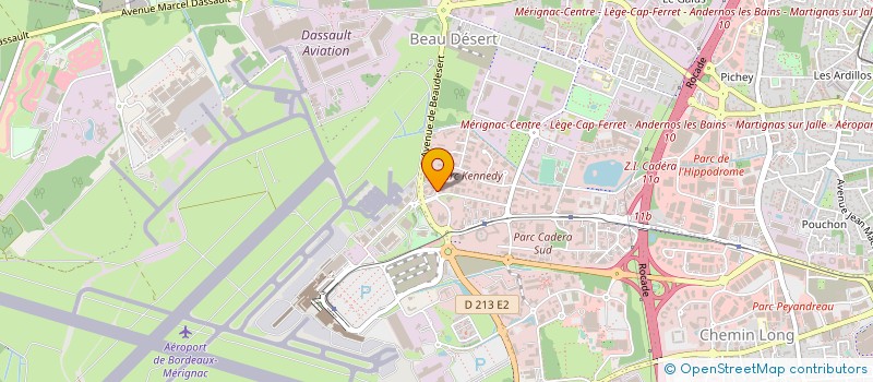 localisation de l'entreprise P ET H ENERGIES  LE BARP