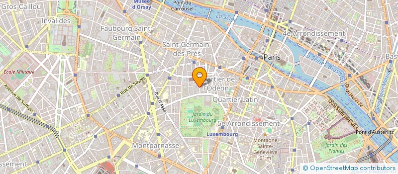 localisation de l'entreprise P ET P à PARIS