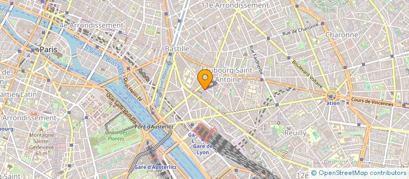 localisation de l'entreprise P.F  PARIS