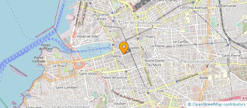 localisation de l'entreprise P & F à MARSEILLE