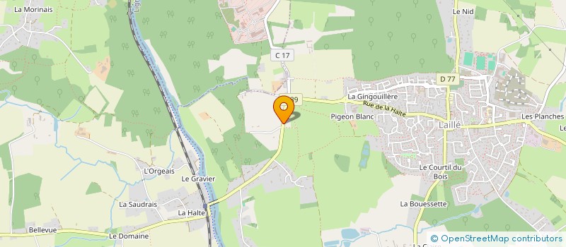 localisation de l'entreprise P&F  BOURG-DES-COMPTES