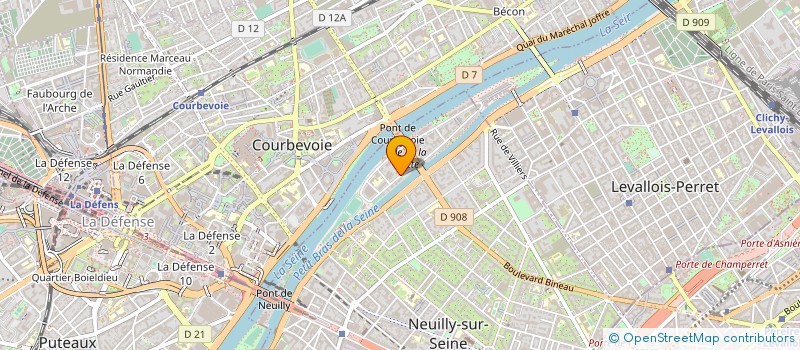 localisation de l'entreprise P.F.A-FID. E.C.C.E à NEUILLY-SUR-SEINE