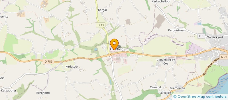 localisation de l'entreprise P.F ALANIC FRANCK  PLEUDANIEL