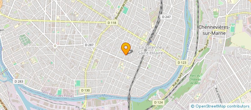 localisation de l'entreprise P.F. AMANDINE à SAINT-MAUR-DES-FOSSES